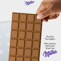 Milka présente sa nouvelle tablette